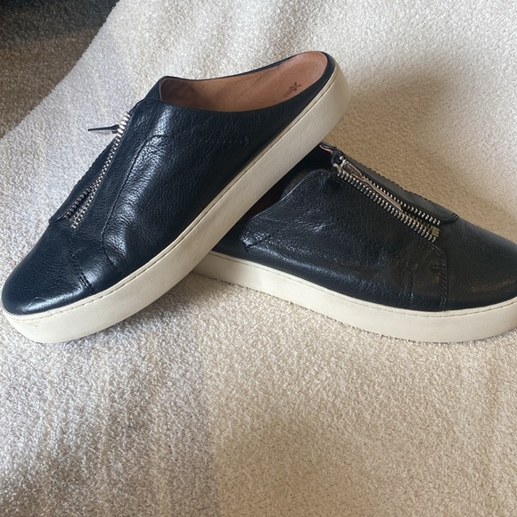 Frye Black sneaks slides-VERY GENTLY WORN - Picture 6 of 7